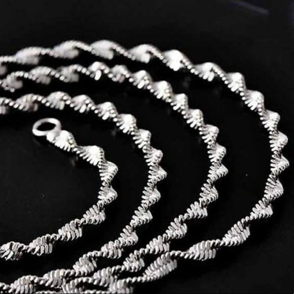 925 Stamped Silver Necklace - Picture 3 of 6
